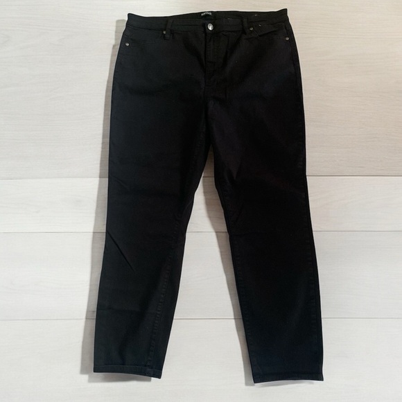BUFFALO DAVID BITTON Womens HANNA Stretch High Rise Skinny Jeans Black 16/36 - Picture 3 of 8